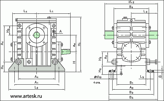 Габаритные и присоединительные размеры 2Ч-40, 2Ч-63, 2Ч-80 Габаритные и присоединительные размеры 2Ч-40, 2Ч-63, 2Ч-80