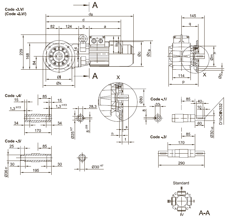 Фланец со сквозными отверстиями
