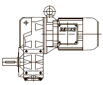 Цельный вал, крепление к корпусу резьбовыми отверстиями Цельный вал, крепление к корпусу резьбовыми отверстиями
